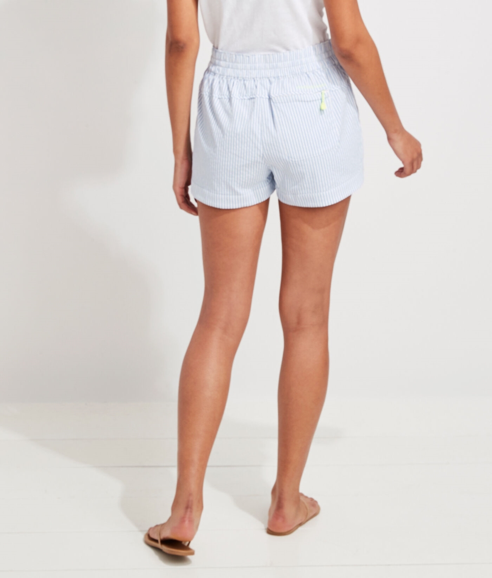 Bermudas Vineyard Vines Harbor Shorts Azules Blancos | 602974ORS