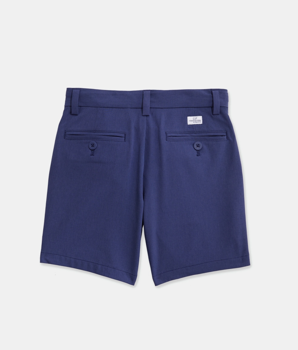 Bermudas Vineyard Vines On-The-Go Shorts Azules Oscuro | 507123KIE