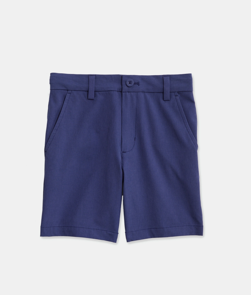 Bermudas Vineyard Vines On-The-Go Shorts Azules Oscuro | 507123KIE