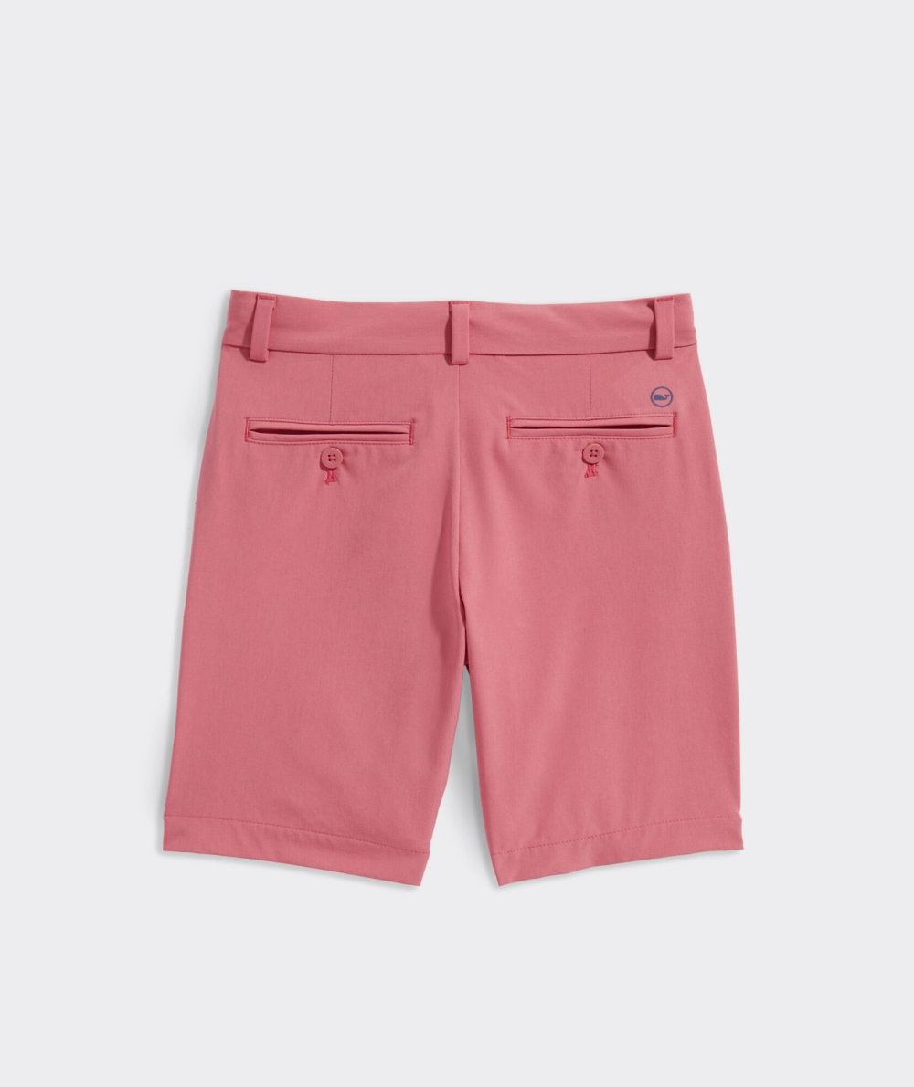 Bermudas Vineyard Vines On-The-Go Shorts Rojos | 930814DNR