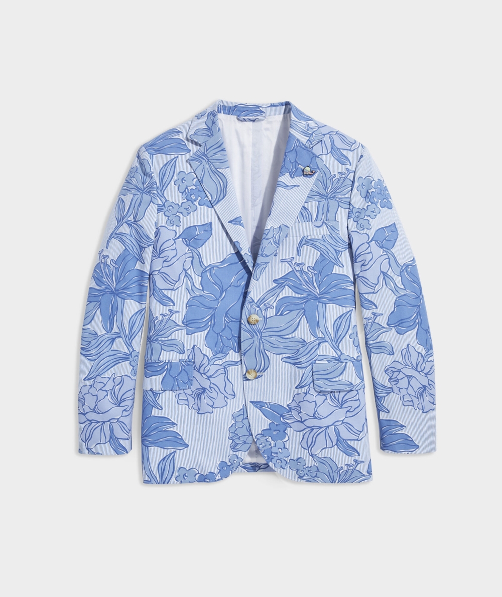 Blazers Vineyard Vines Kentucky Derby Roses Blazer Turquesa | 718250KYZ