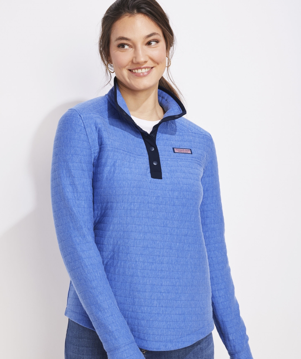 Camisas Vineyard Vines Channel Stitch Shep Shirt™ Azules | 798052YRQ