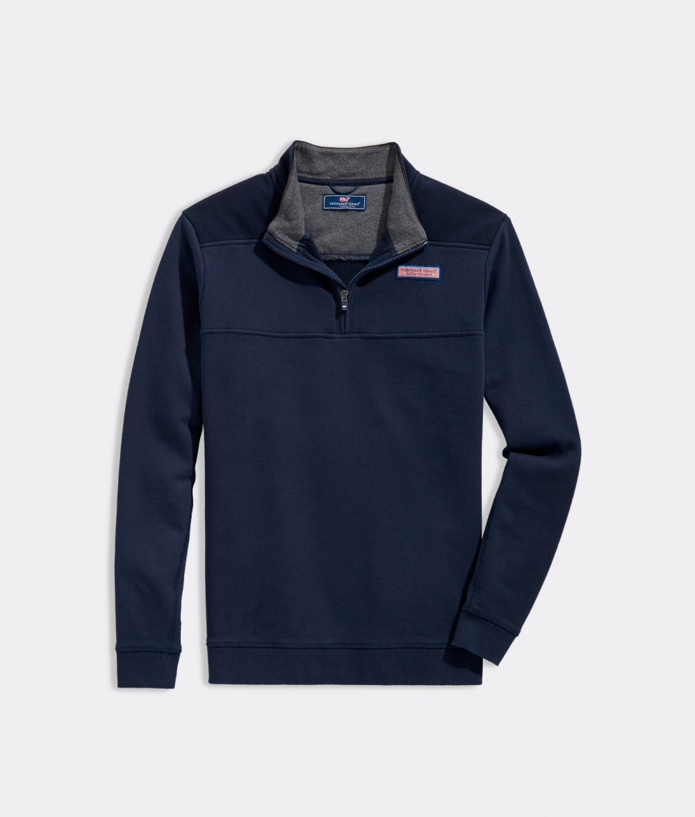 Camisas Vineyard Vines Classic Shep Shirt Azul Marino | 980237XQZ