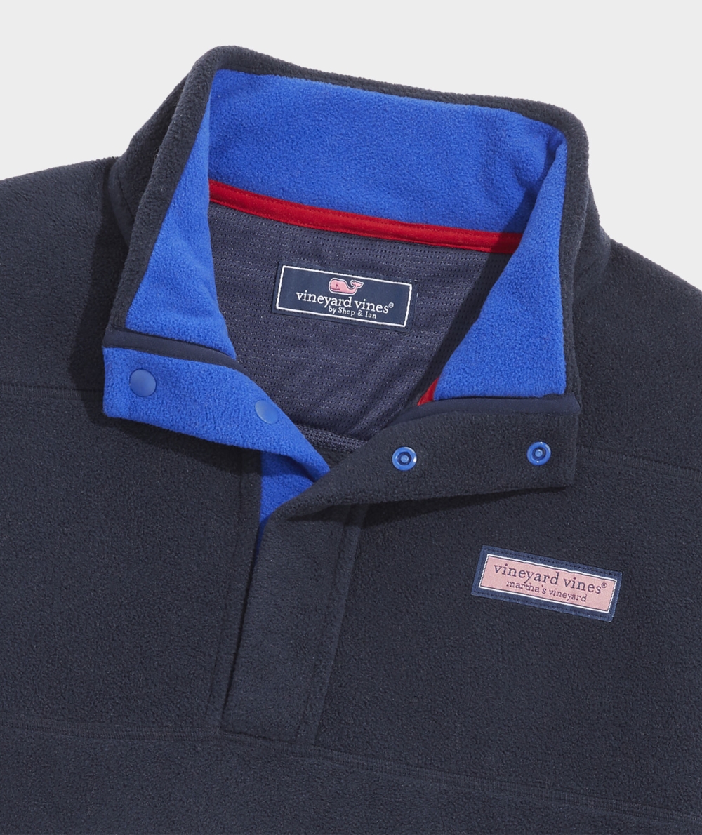 Camisas Vineyard Vines Harbor Fleece Shep Shirt Azul Marino | 014589DUQ