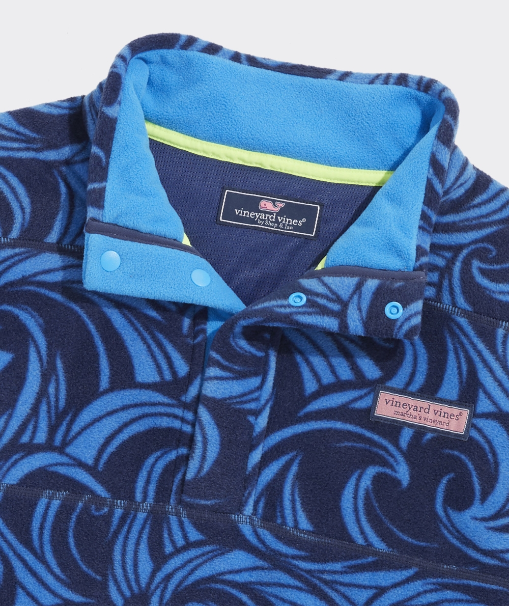 Camisas Vineyard Vines Harbor Fleece Shep Shirt Azules | 327651PSL