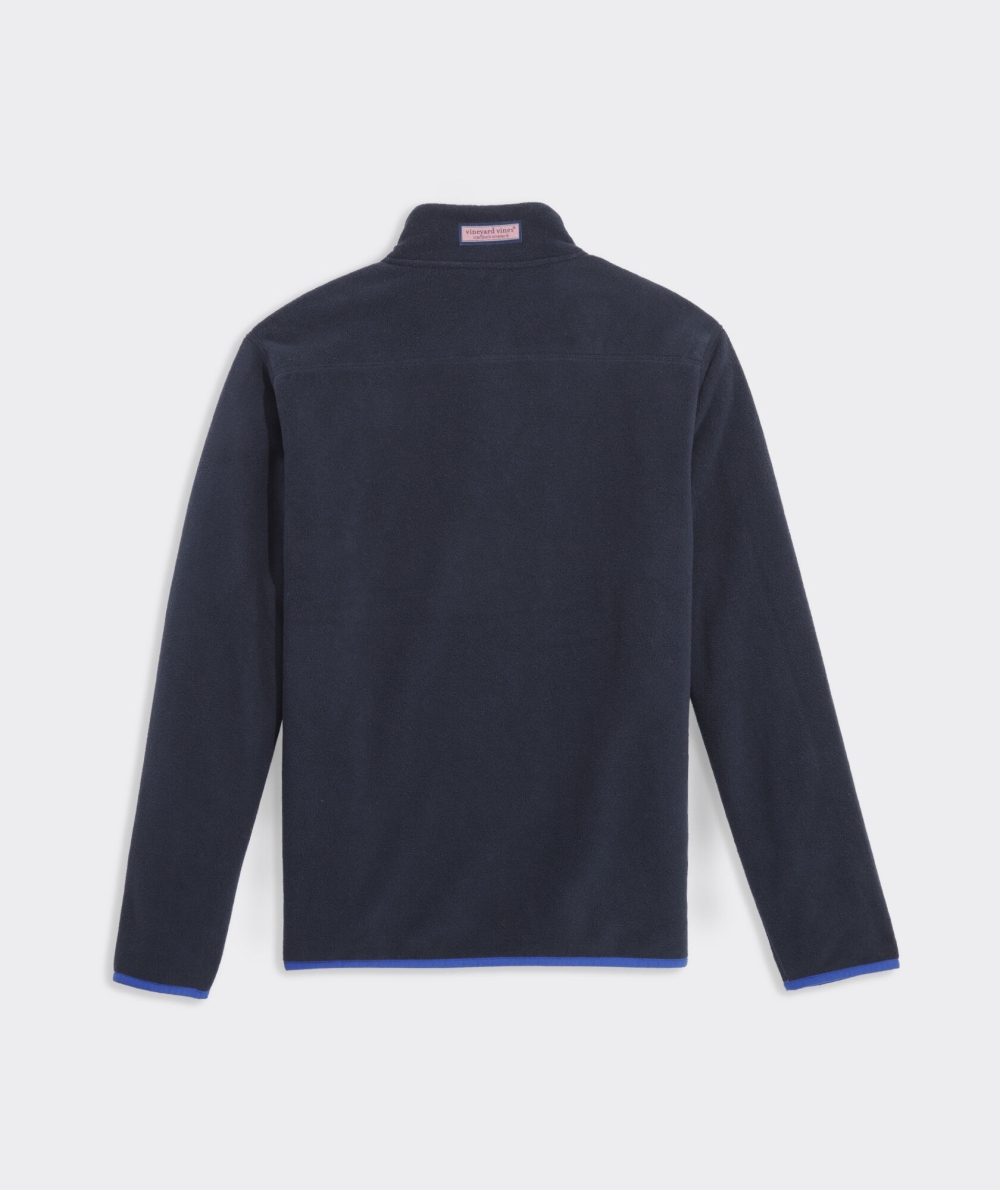 Camisas Vineyard Vines Harbor Fleece Shep Shirt Azul Marino | 719056UNB