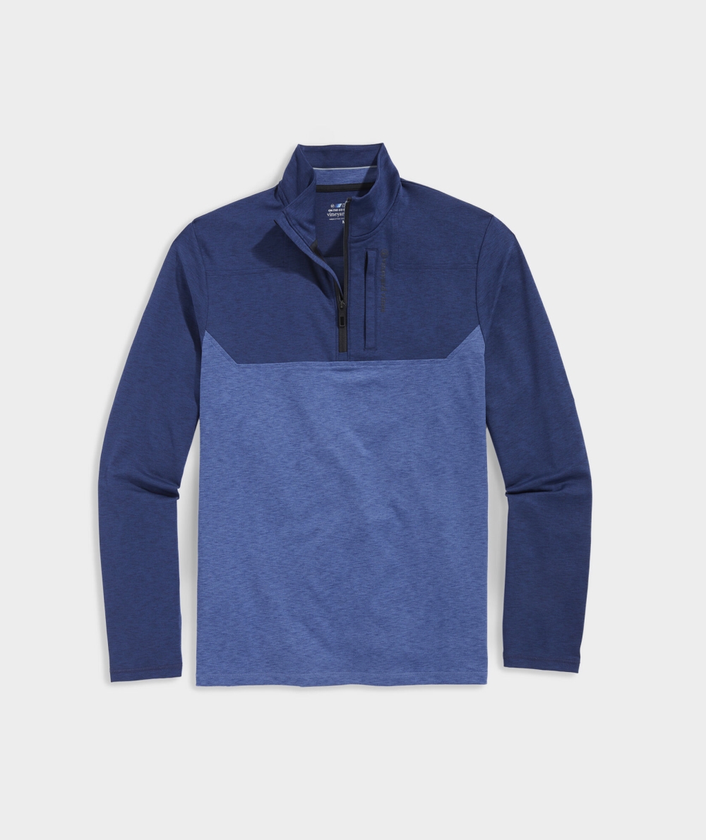 Camisas Vineyard Vines On-The-Go Shep Shirt™ Azules | 154836EDG