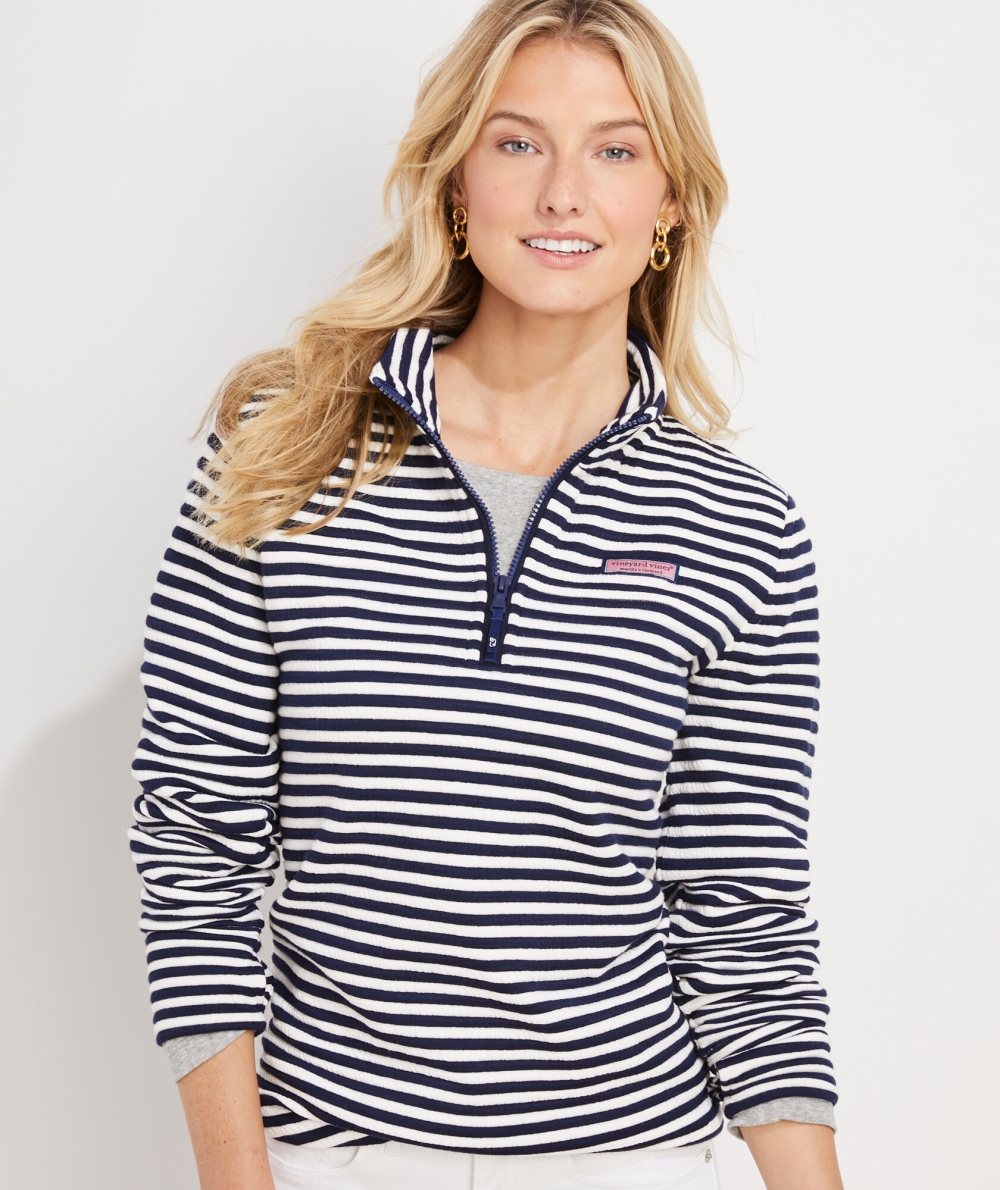 Camisas Vineyard Vines Ottoman Stripe Relaxed Shep Shirt™ Azules | 537906WDX