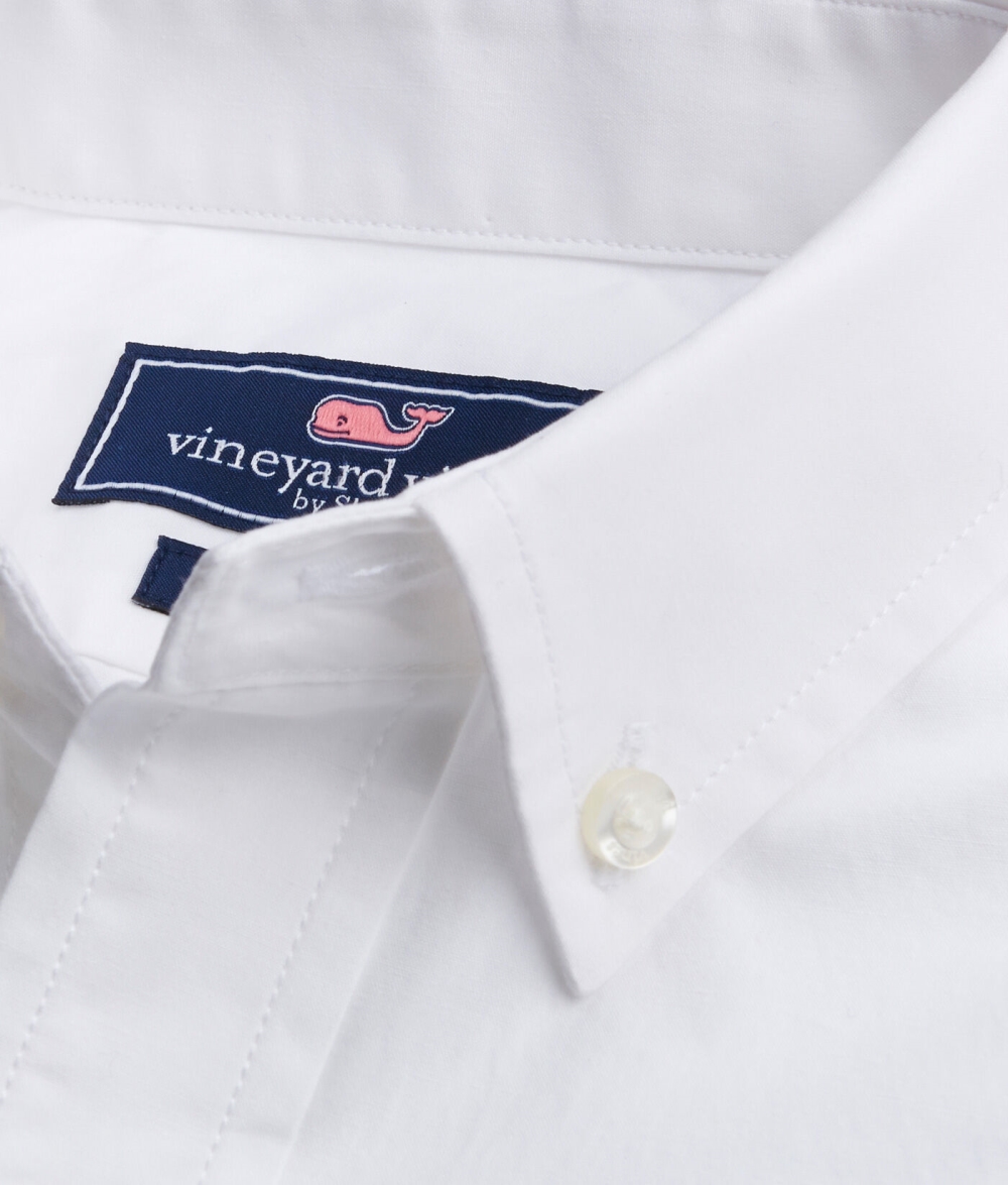 Camisas Vineyard Vines Oxford Solid Shirt Blancos | 320648HAJ