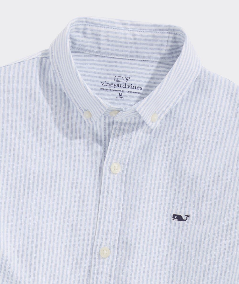 Camisas Vineyard Vines Oxford Stripe Shirt Turquesa | 163029SCE