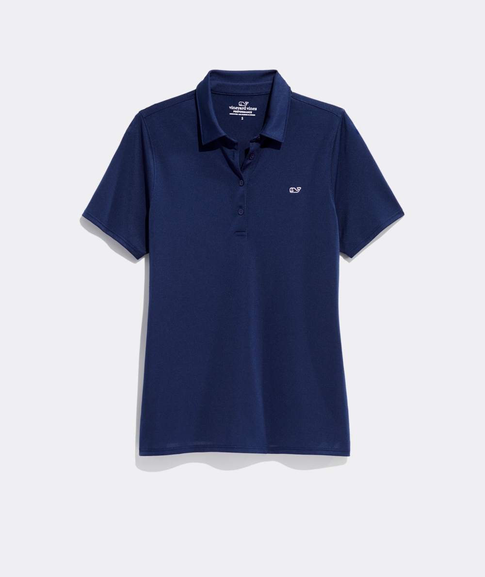 Camisas Vineyard Vines Solid Pique Polo Azules | 519782JFR