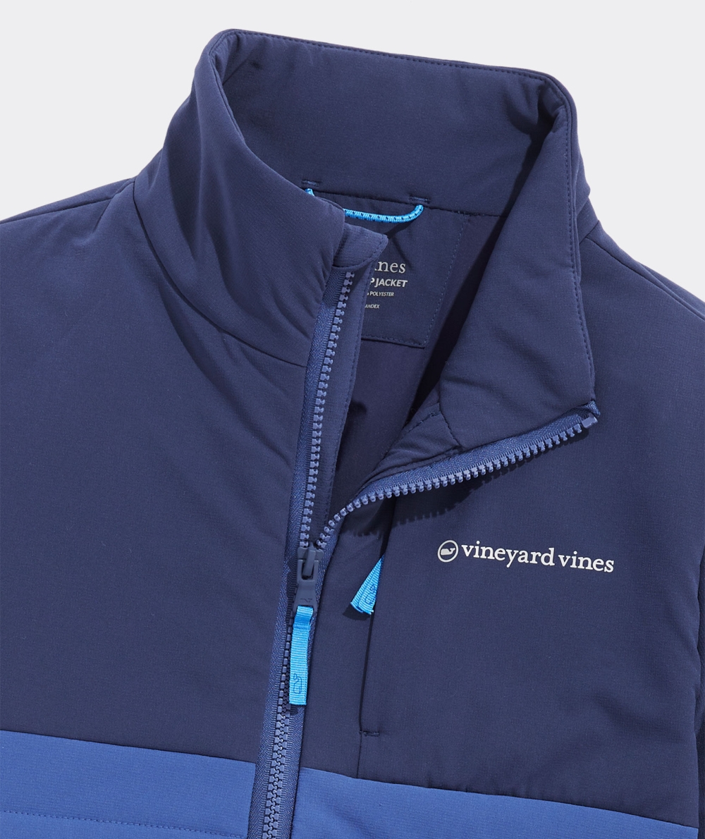 Chaquetas Vineyard Vines Marine Air Full-Zip Jacket Azul Marino | 247185BFT