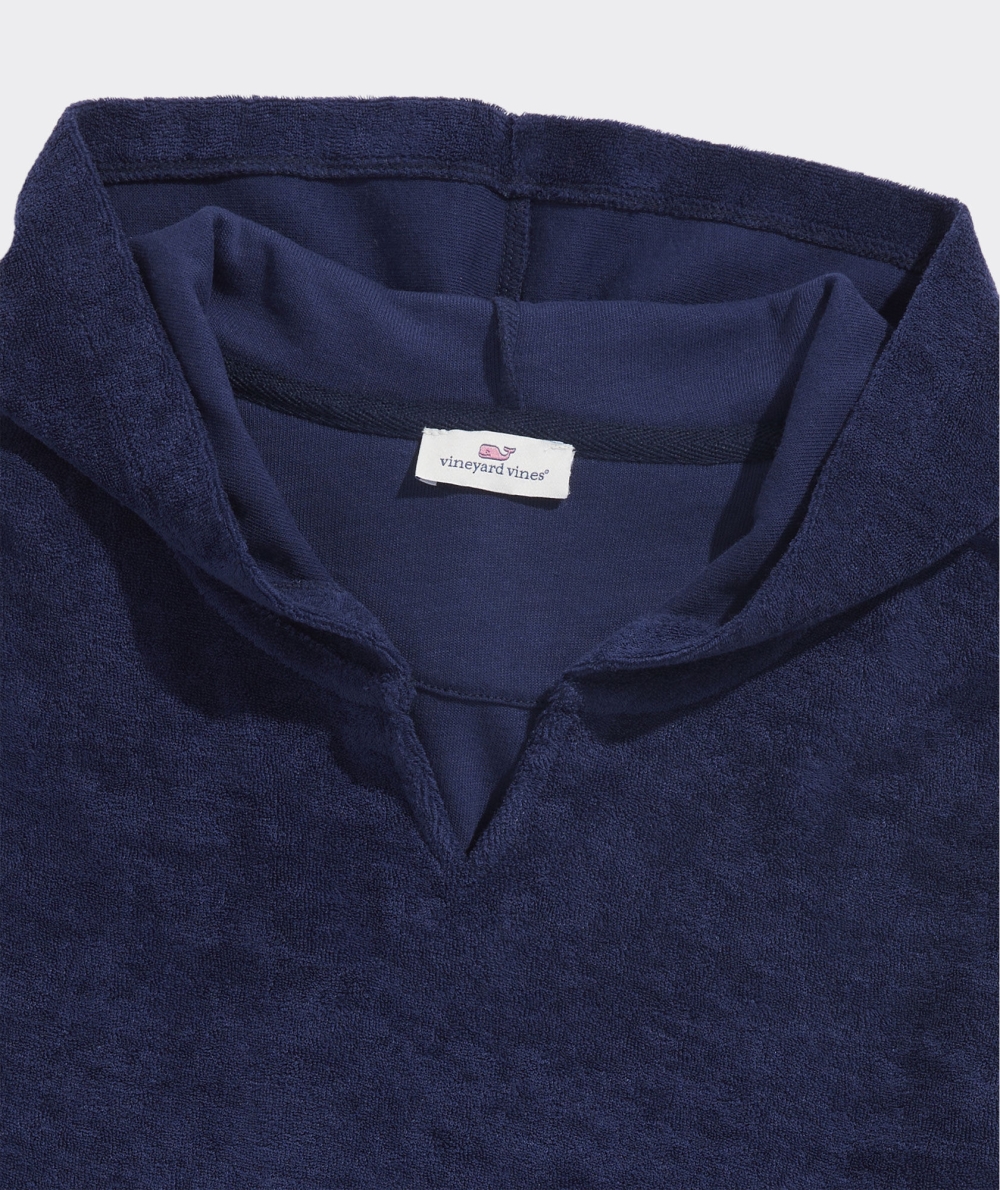 Hoodies Vineyard Vines Girls Terry Towel Hoodie Azules | 985036MJZ