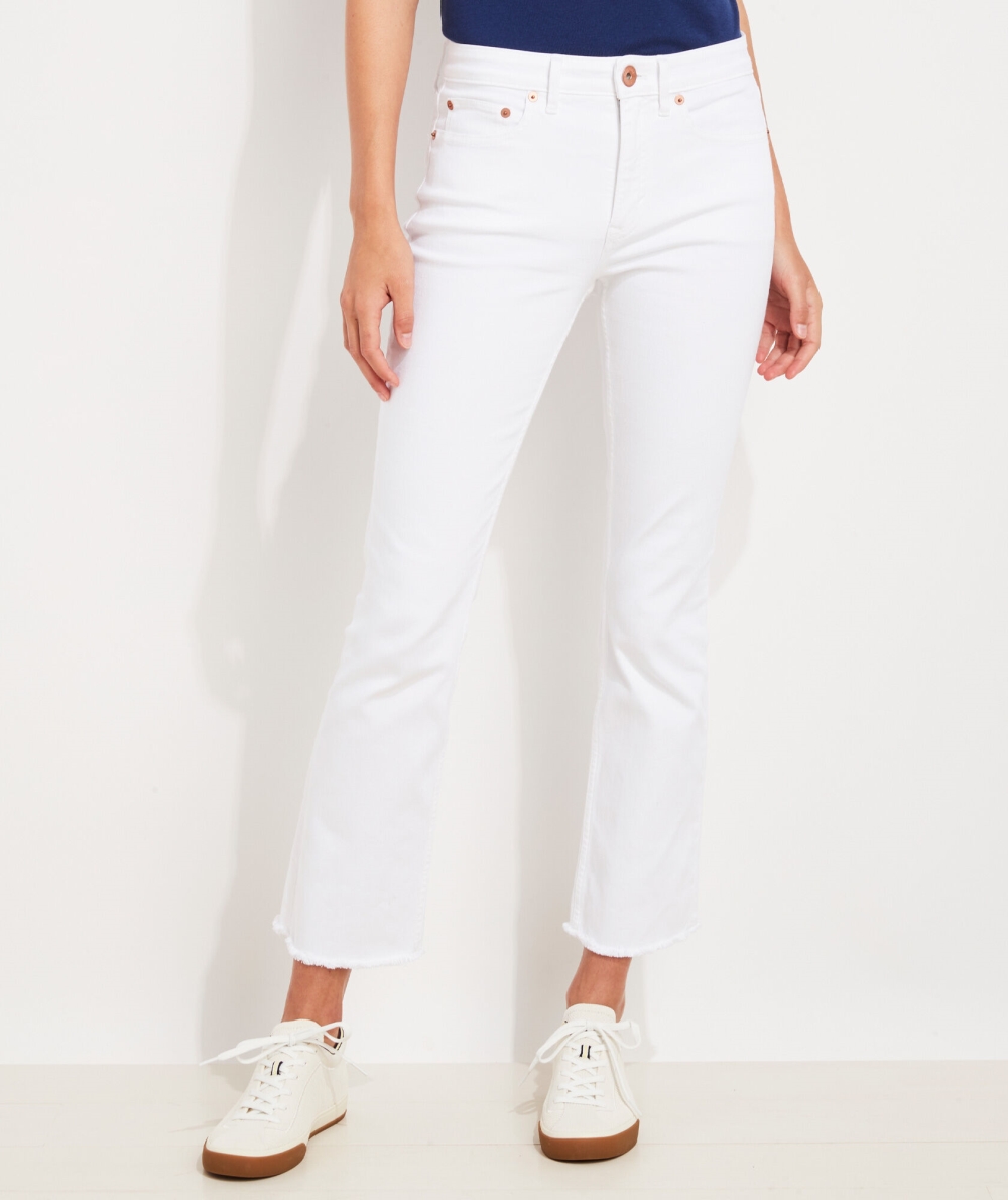 Jeans Vineyard Vines Kick Flare White Jamie Jeans Blancos | 751649ZOM