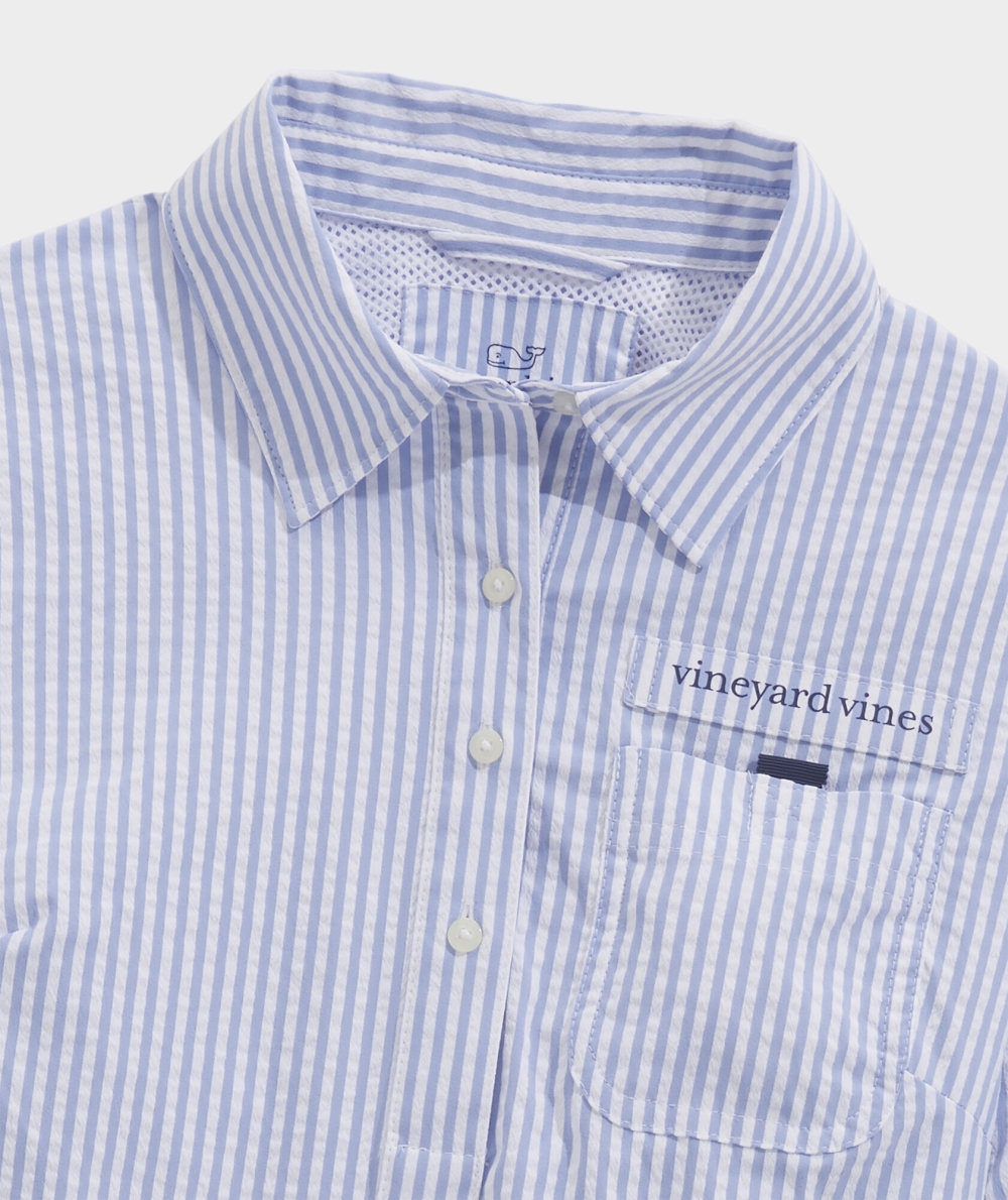 Nadar Vineyard Vines Harbor Coverup Azules Blancos | 864902EWO