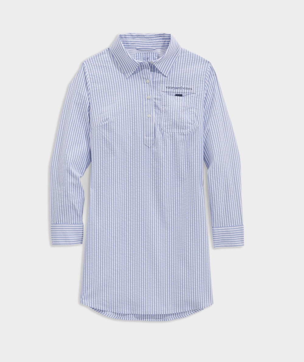 Nadar Vineyard Vines Harbor Coverup Azules Blancos | 864902EWO