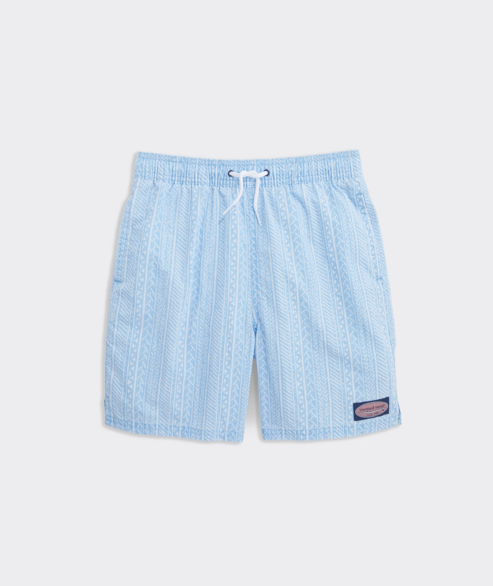 Nadar Vineyard Vines Island Chappy Swim Trunks Woodblock - Swim Cap | 671458MLF