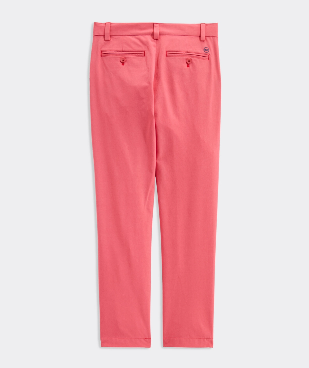 Pantalones Vineyard Vines Boys Performance Breaker Pants Rojos | 483975NGK