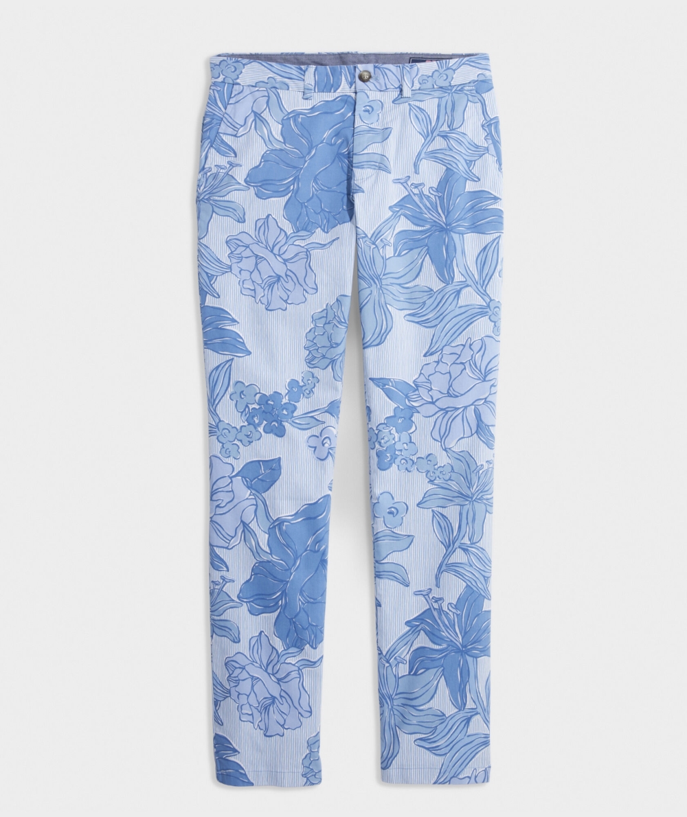 Pantalones Vineyard Vines Kentucky Derby Printed Breaker Pants Turquesa | 362941UMR