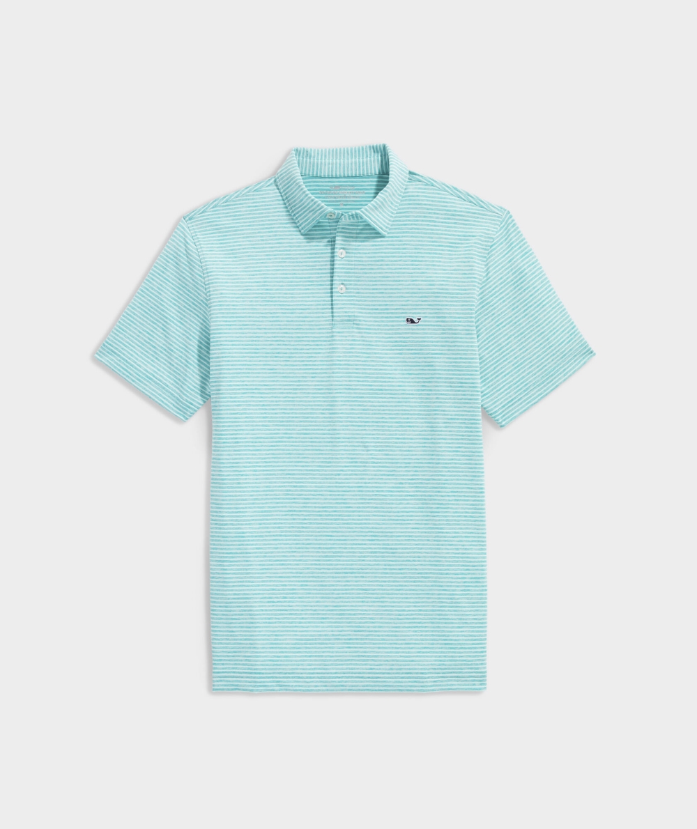 Polos Vineyard Vines Bradley Stripe Sankaty Polo Azules | 342098RTF