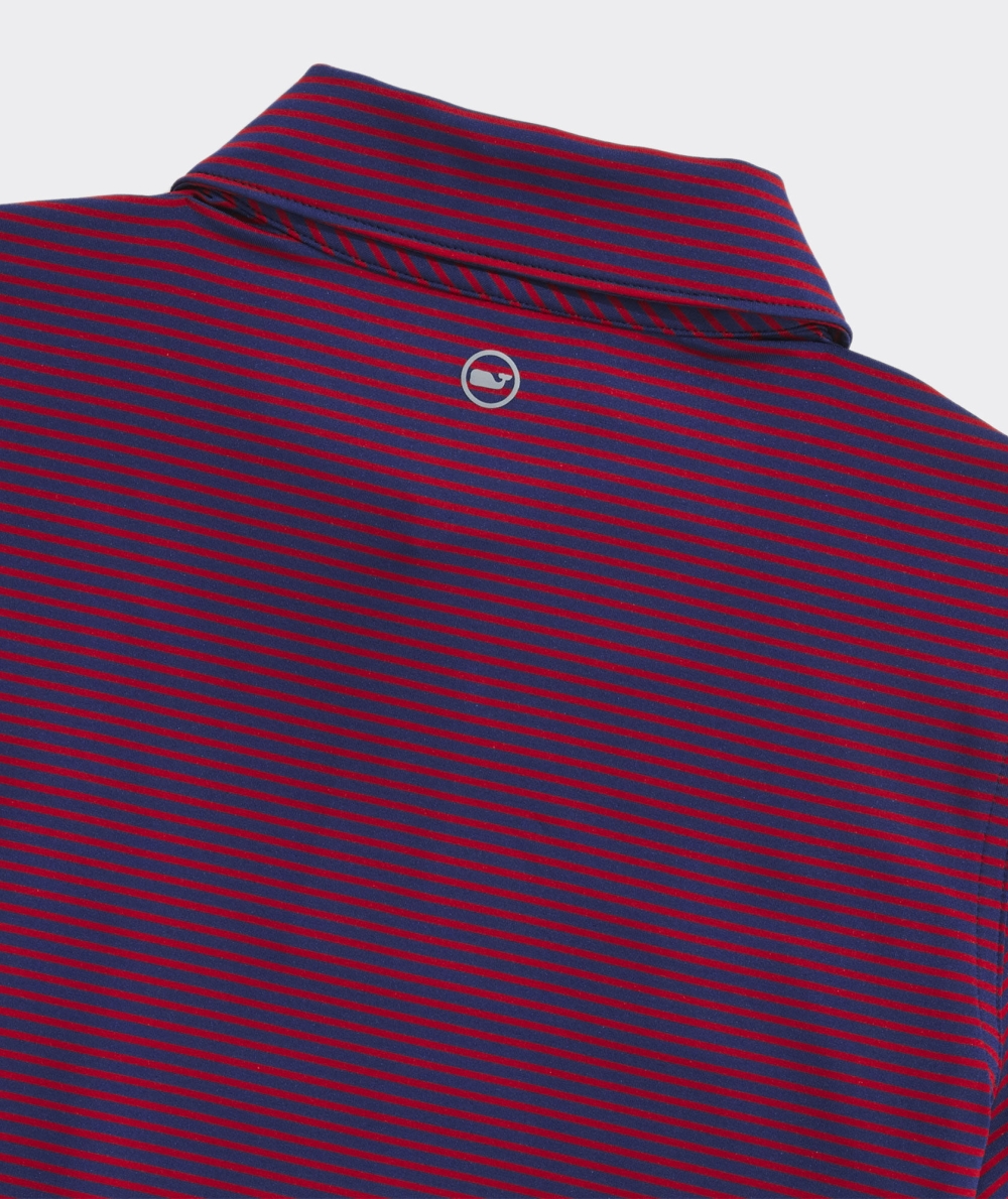 Polos Vineyard Vines Bradley Stripe Sankaty Polo Azules Rojos | 781652KNO