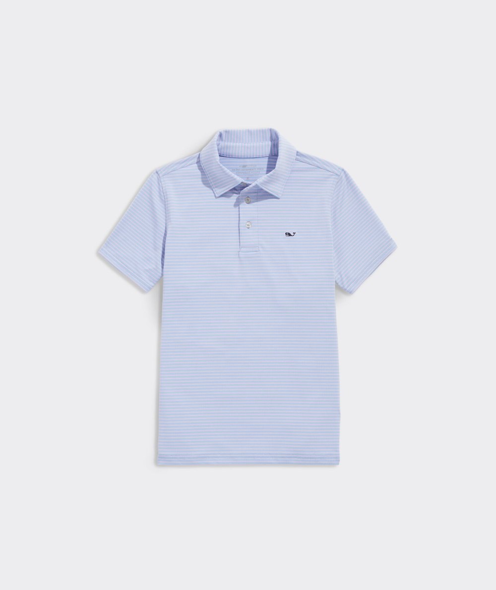 Polos Vineyard Vines Bradley Stripe Sankaty Polo Azules Rosas | 850469FNK