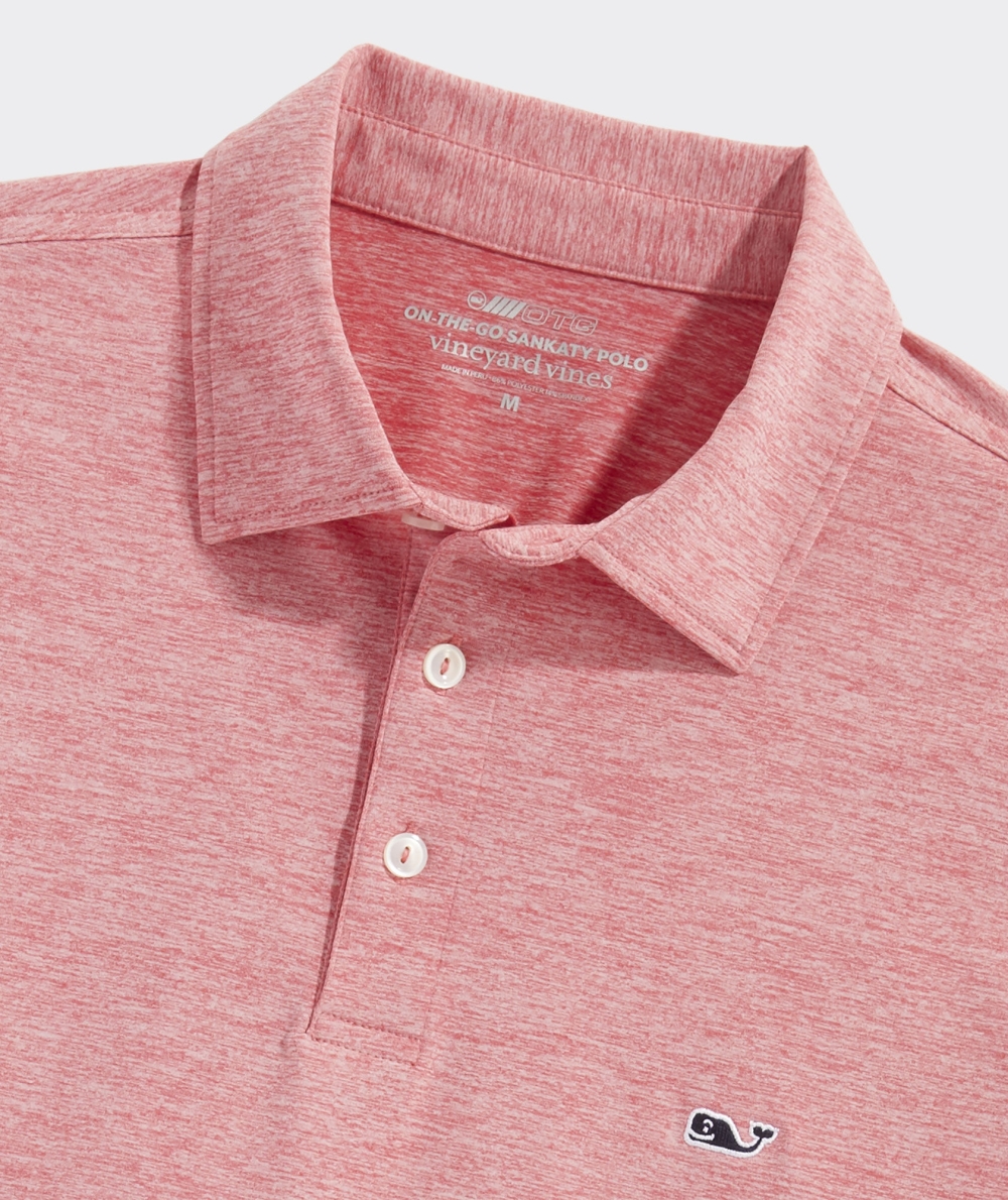 Polos Vineyard Vines Dunmore Solid Sankaty Polo Rojos | 324561LKR