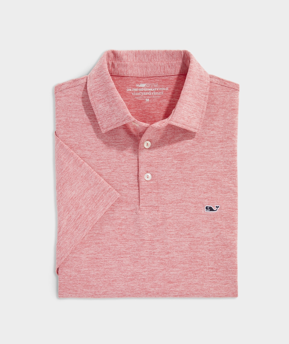 Polos Vineyard Vines Dunmore Solid Sankaty Polo Rojos | 324561LKR