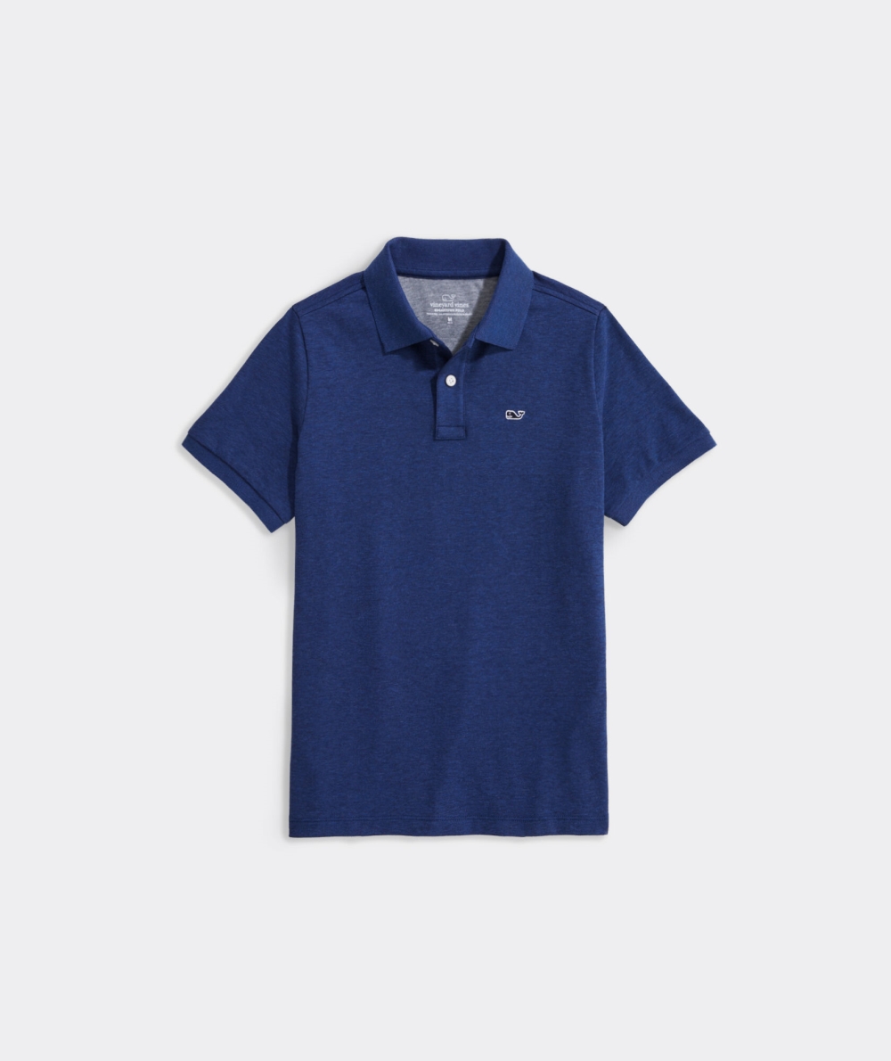 Polos Vineyard Vines Edgartown Pique Polo Azules | 432159AGI