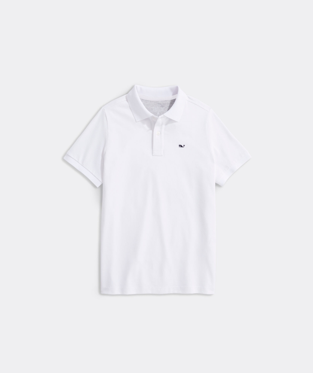 Polos Vineyard Vines Edgartown Pique Polo Blancos | 653029AVH