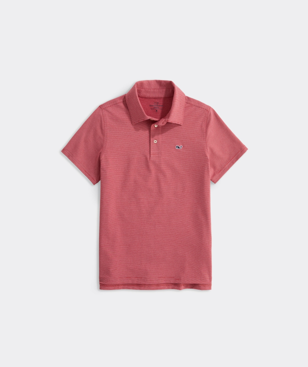 Polos Vineyard Vines St. Jean Stripe Sankaty Polo Rojos Blancos | 316059XEY