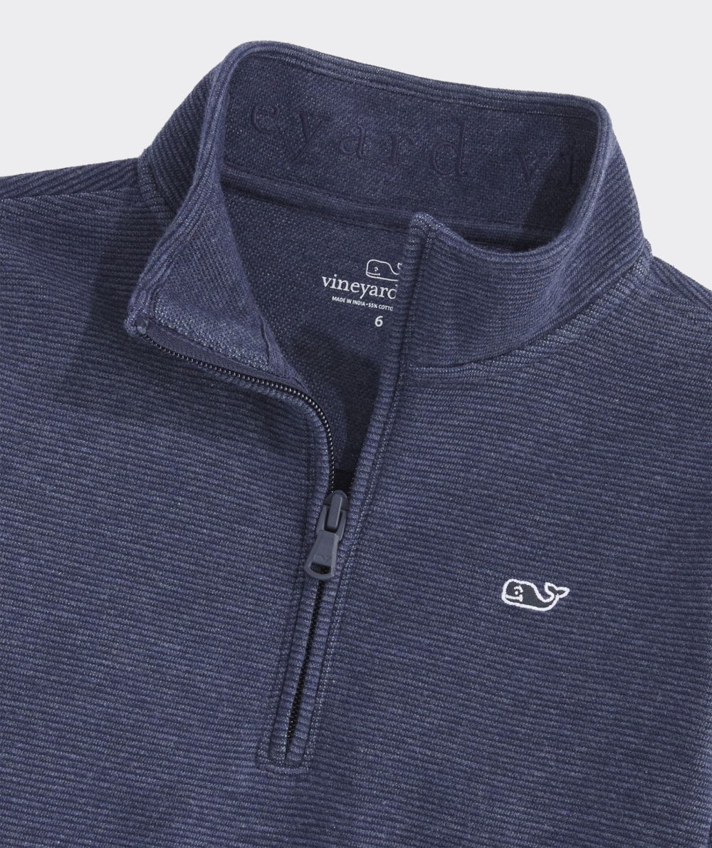 Pullovers Vineyard Vines Boys Saltwater Quarter-Zip Azules | 460729GZD