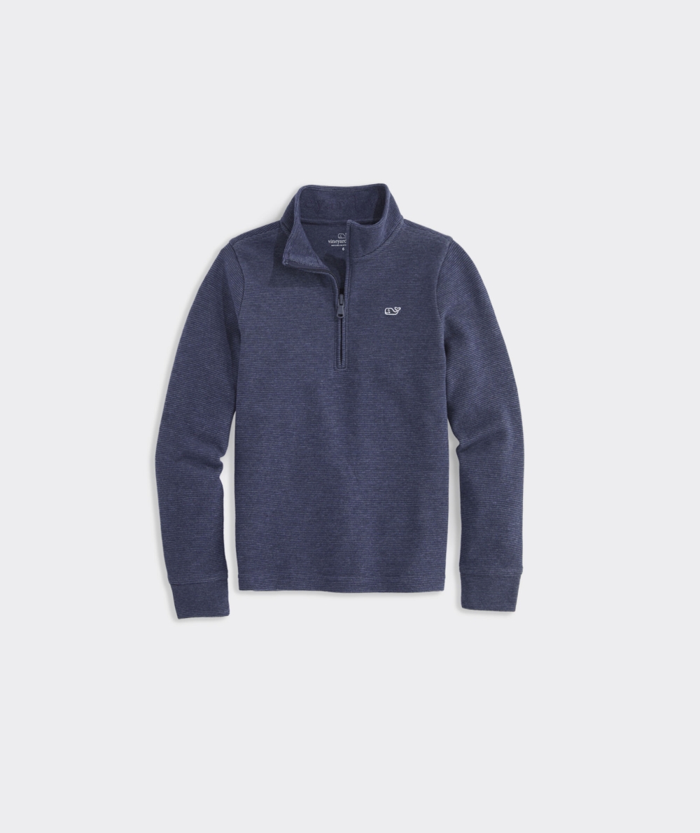 Pullovers Vineyard Vines Boys Saltwater Quarter-Zip Azules | 460729GZD