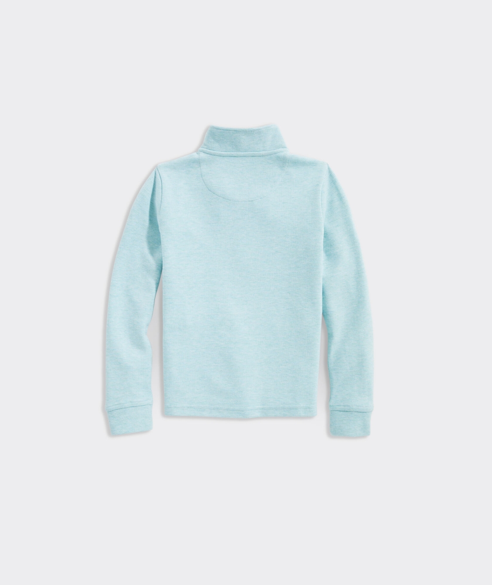 Pullovers Vineyard Vines Boys Saltwater Quarter-Zip Azules | 960821OSA