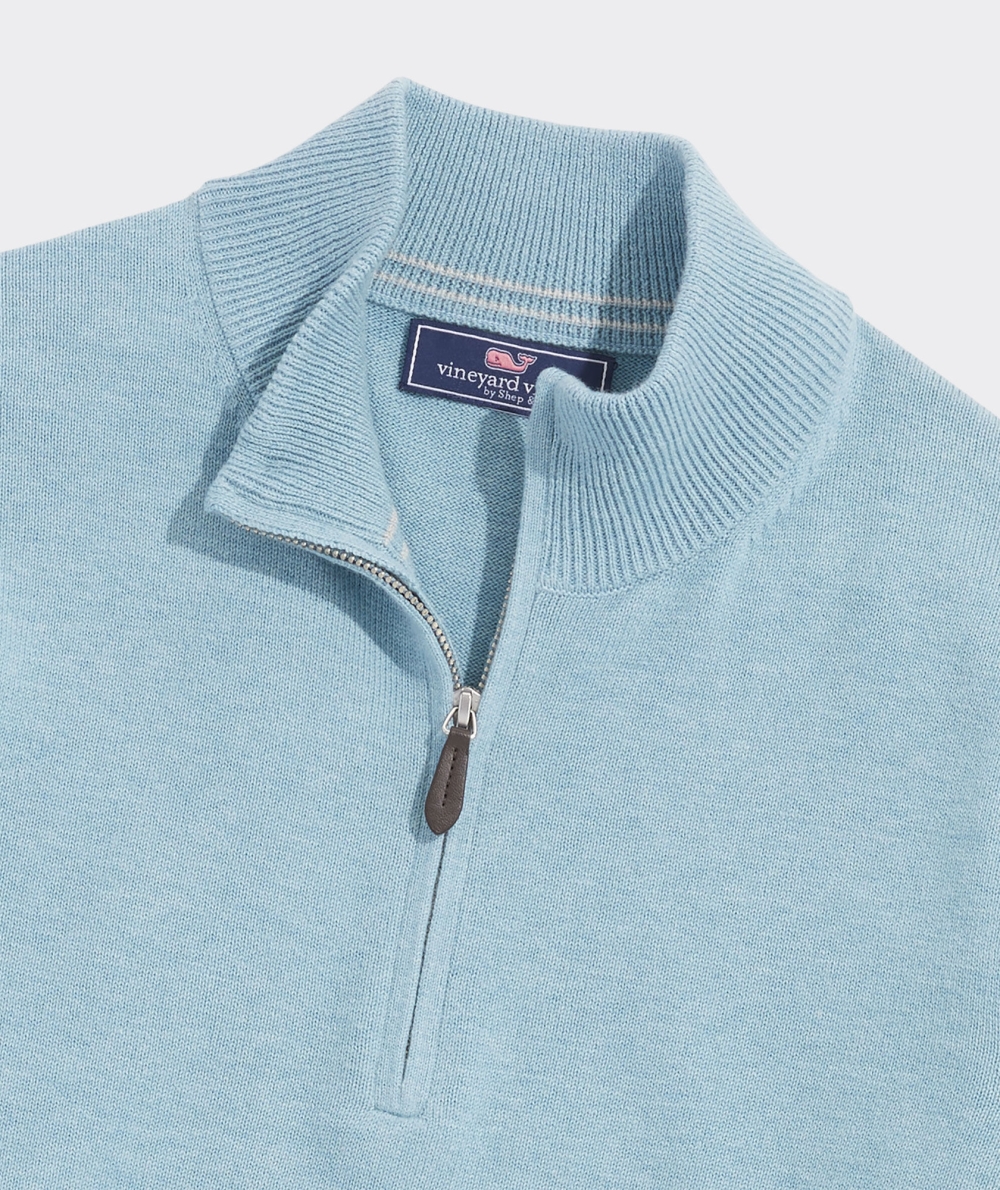 Suéteres Vineyard Vines Boathouse Quarter-Zip Sueter Azules | 960273YHR