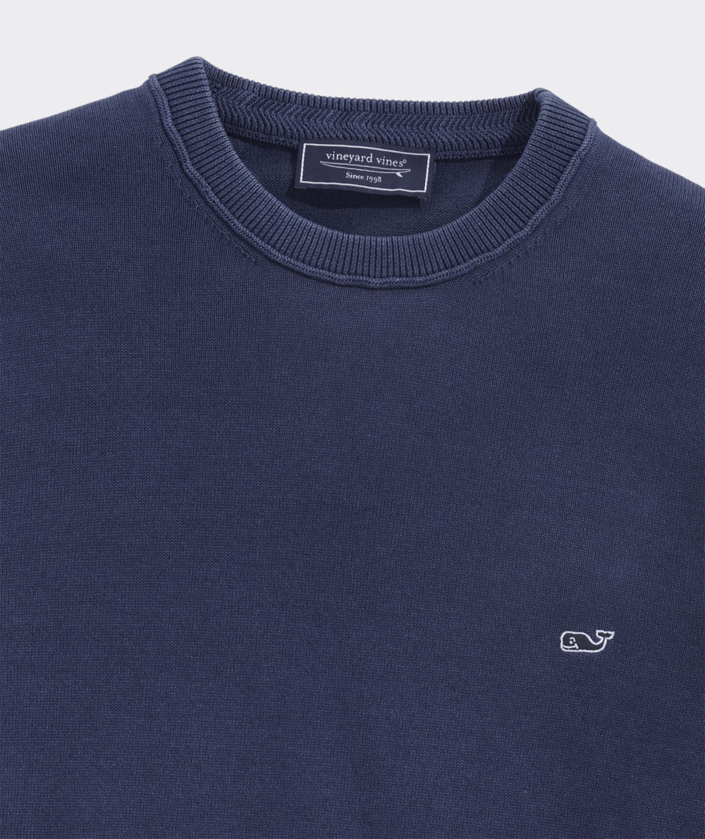 Suéteres Vineyard Vines Garment-Dyed Crewneck Sueter Azules | 426130QTB