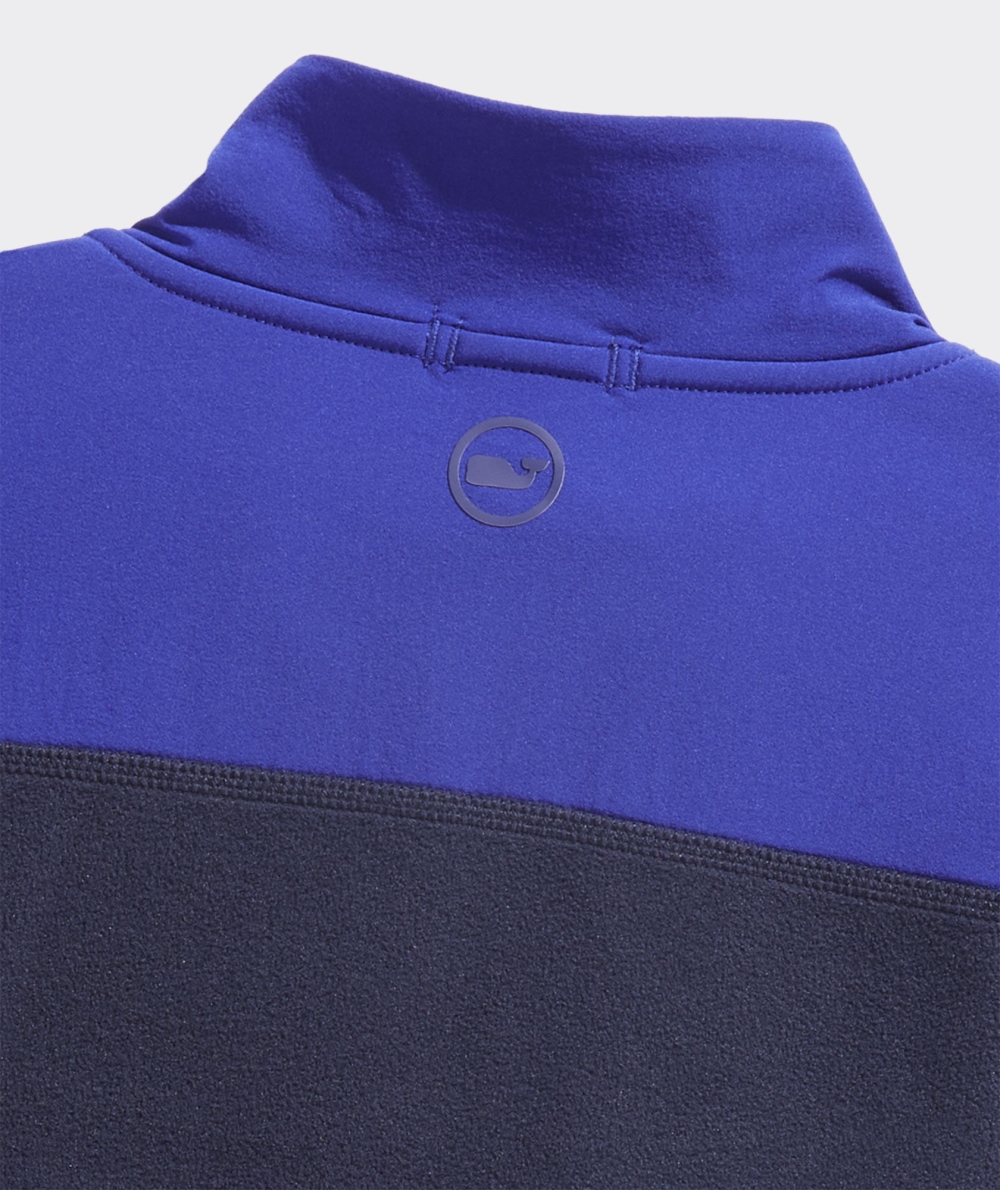 Suéteres Vineyard Vines Harbor Fleece Full-Zip Azules | 785216FUX