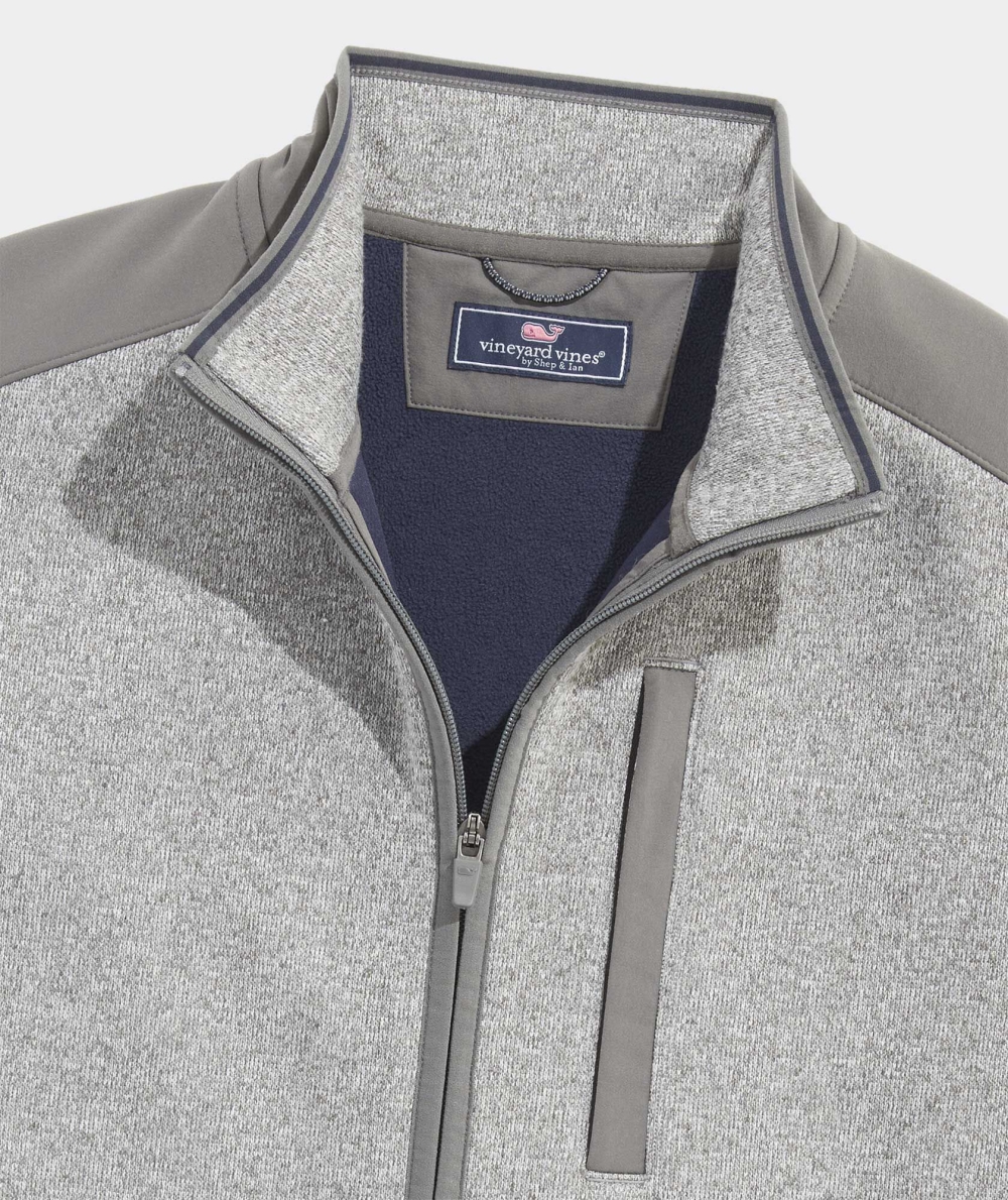 Suéteres Vineyard Vines Mountain Sueter Fleece Vest Grises | 849603AGT