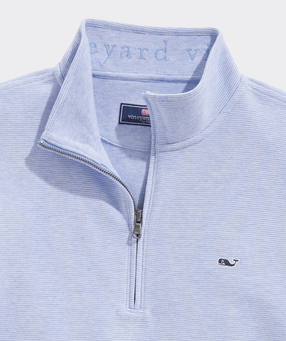 Suéteres Vineyard Vines Saltwater Quarter-Zip Azules | 167594VDF