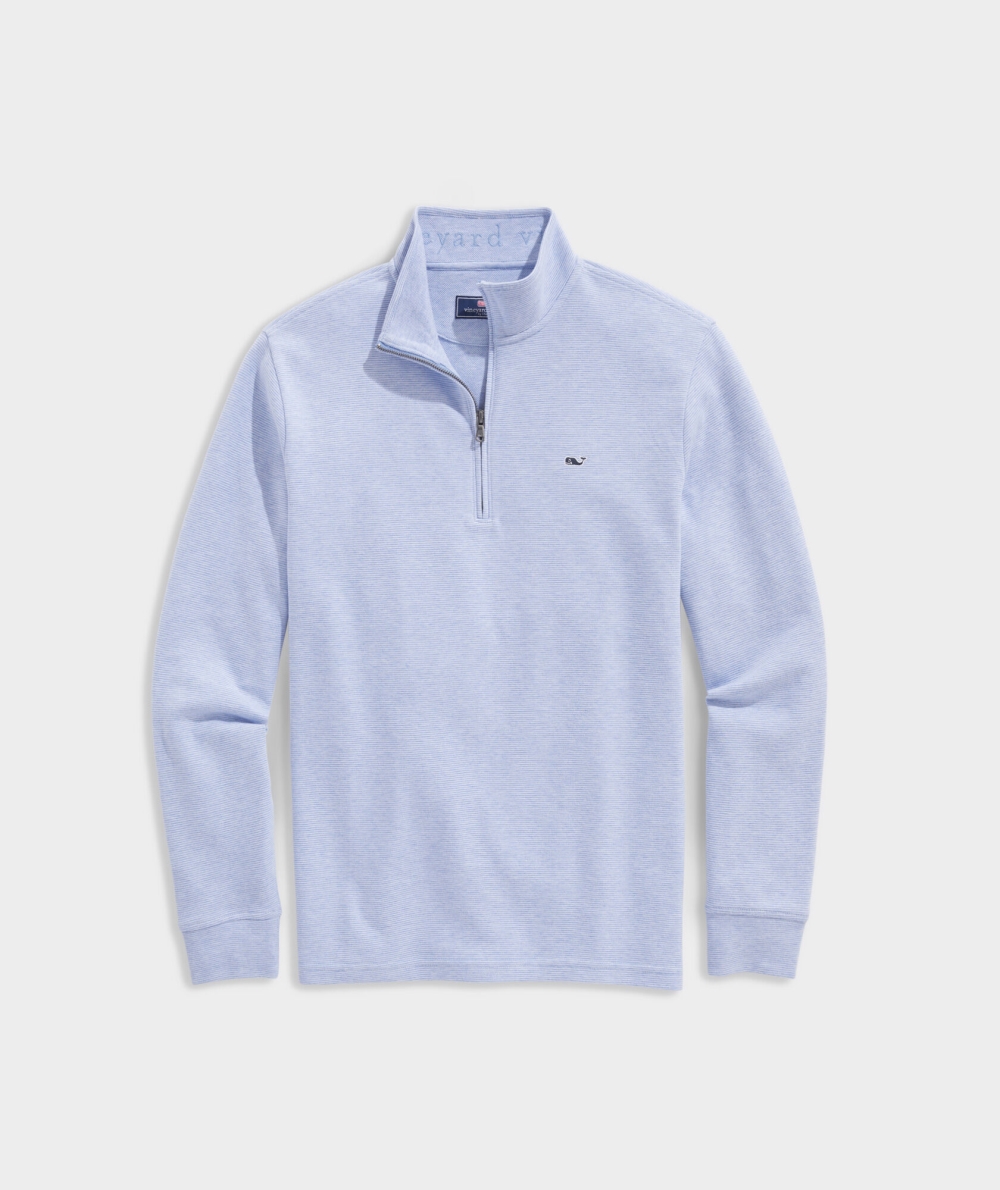 Suéteres Vineyard Vines Saltwater Quarter-Zip Azules | 167594VDF