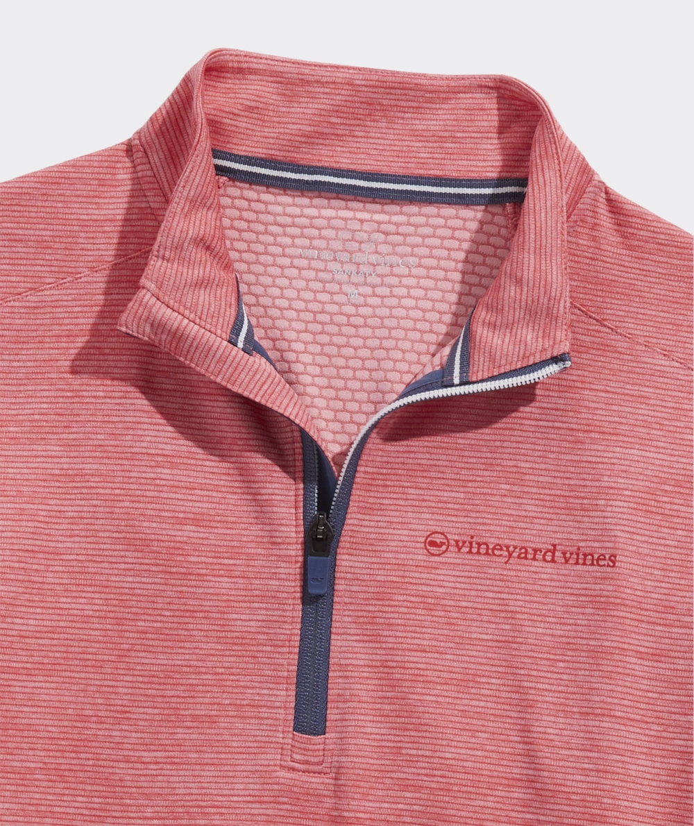 Suéteres Vineyard Vines Sankaty Quarter-Zip Rojos | 258673GCL