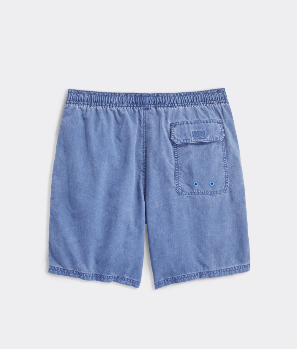 Trajes De Baño Vineyard Vines 7 Inch Island Trunks Moonshine | 973145XVE