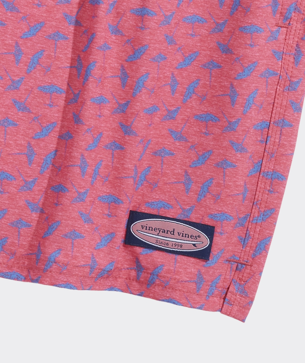 Trajes De Baño Vineyard Vines 7 Inch Printed Chappy Trunks Rojos | 845216EXU