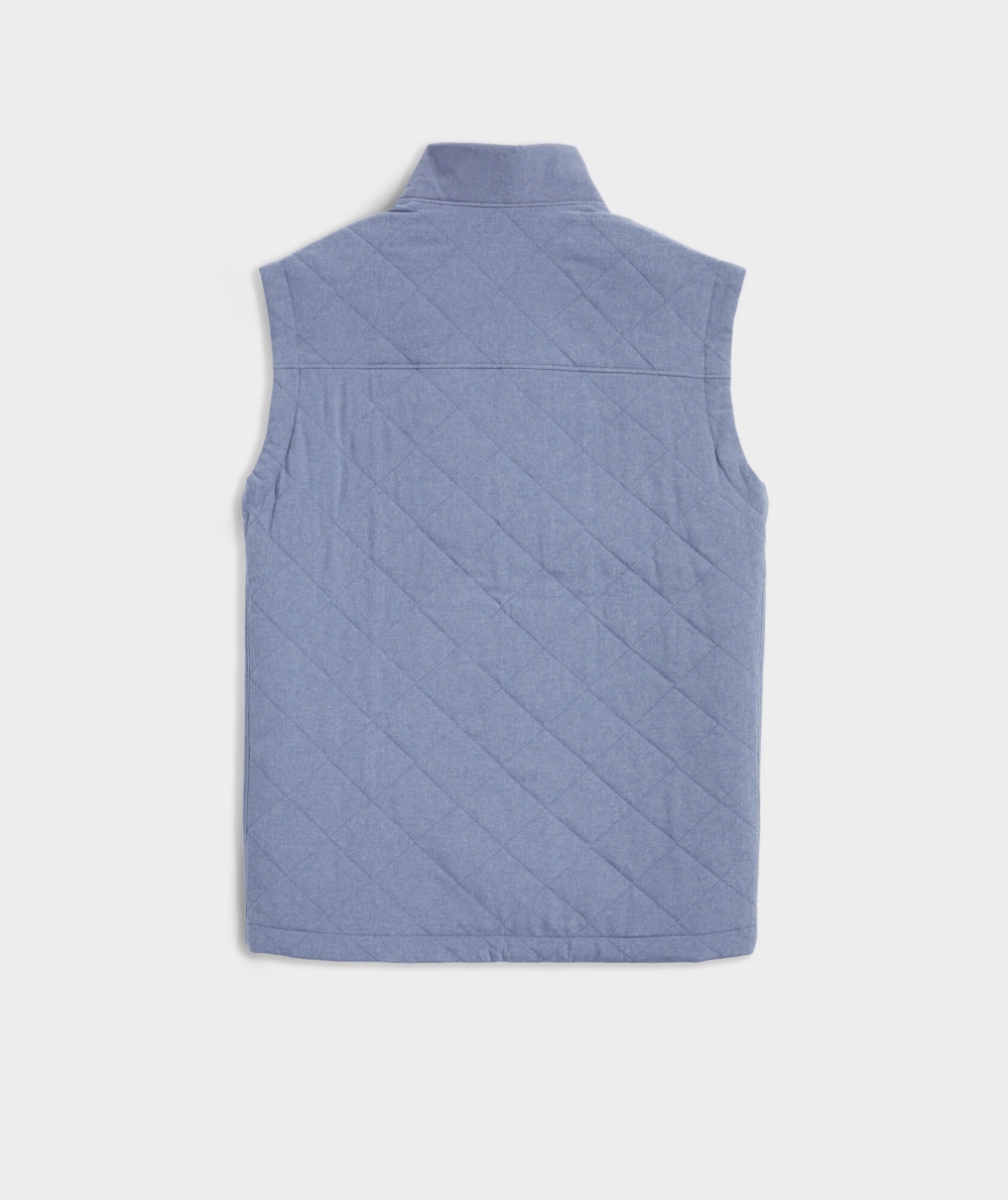 Vests Vineyard Vines Stretch Dorset Acolchado Vest Blancos | 638097CIO