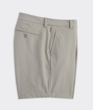 Bermudas Vineyard Vines 7 Inch On-The-Go Shorts Kaki | 359201UYD