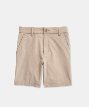 Bermudas Vineyard Vines On-The-Go Shorts Kaki | 276950ITP