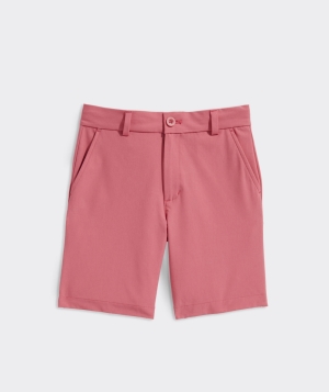 Bermudas Vineyard Vines On-The-Go Shorts Rojos | 930814DNR