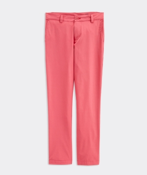 Pantalones Vineyard Vines Boys Performance Breaker Pants Rojos | 483975NGK