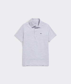 Polos Vineyard Vines Bradley Stripe Sankaty Polo Blancos | 120973BYW