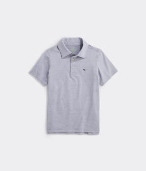 Polos Vineyard Vines St. Jean Stripe Sankaty Polo Blancos | 056918BIA